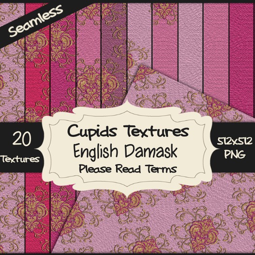 *Cupids Textures * 20 ENGLISH DAMASK (20)