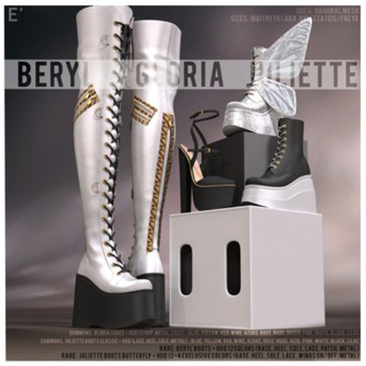 [Enchante'] - Gloria Shoes - Maitreya - Blue