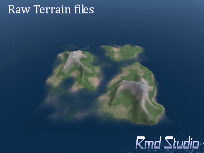 Terrain raw terrain island raw