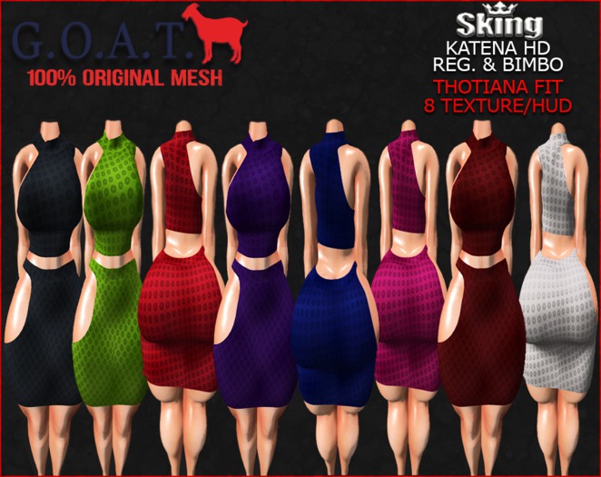 G.O.A.T. SKING KATENA HD REG.&BIMBO THOTIANA FIT 8 TEXTURE/HUD