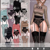 ~Nerido~ Xela FULL SET LAVENDER/BLACK #5 #12 #19