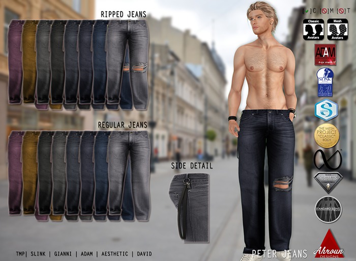 [Ahroun Designs] Peter Jeans (Wear/Add)