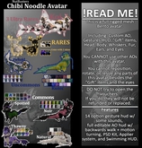 {NB} Chibi Noodle Avatar Spotted Orange (Add+Touch) *Voucher*