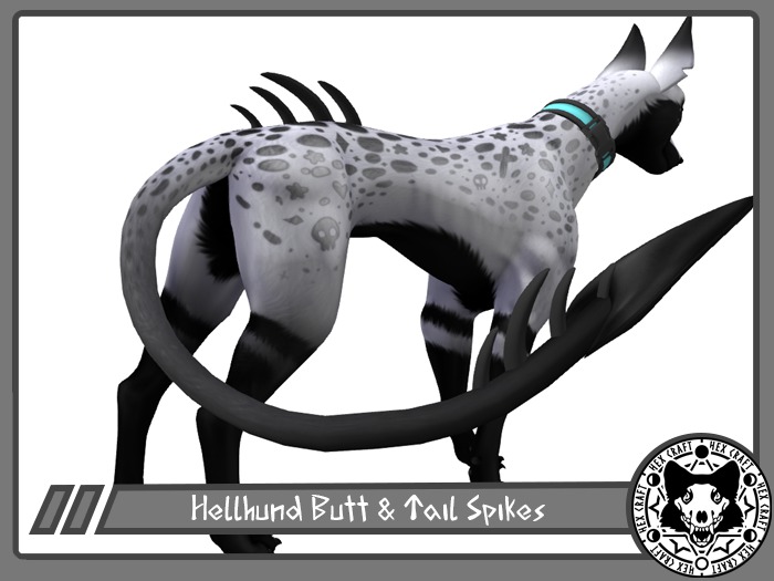 +HexCraft+ Hellhund Rear Spikes  -REZ ME-
