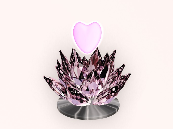 Country Corner ~ Pink Crystal Heart