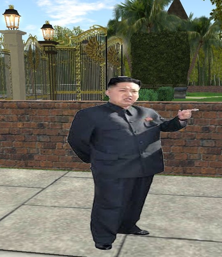 Kim Jung Un cut out