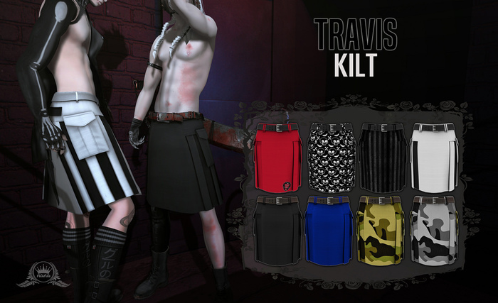 Nana - Travis Camouflage Kilt {wear me}