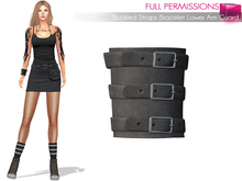 FULL PERM NON RIGGED Buckled Straps Bracelet Lower Arm Guard