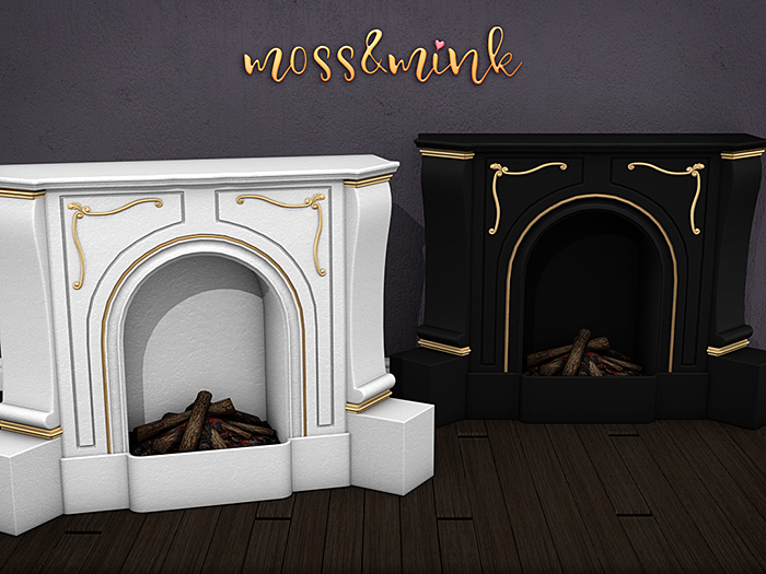 {moss&mink} Adele Fireplace