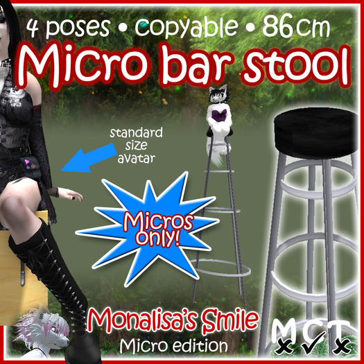 Riesen-Barhocker für Micros