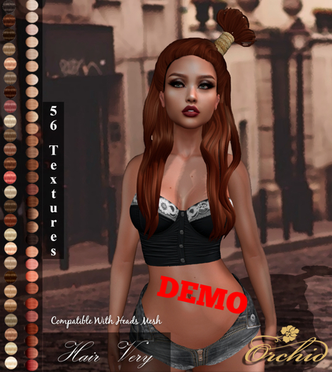 DEMO_Hair Very HUD*ORCHID*(Wear me)