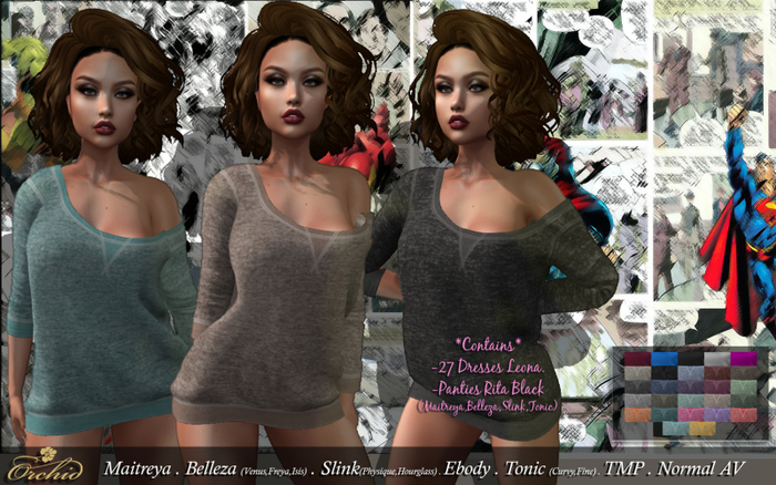 Dress Leona HUD *ORCHID*(Wear me)