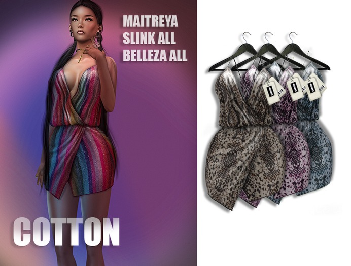 C:Cotton : KIRA dress (serpent)