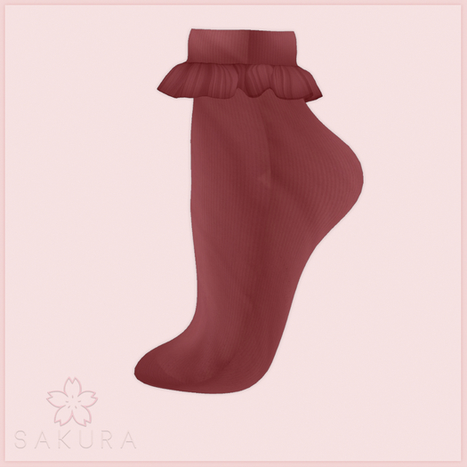 {S+SG} Ankle Socks - Red [ADDME]
