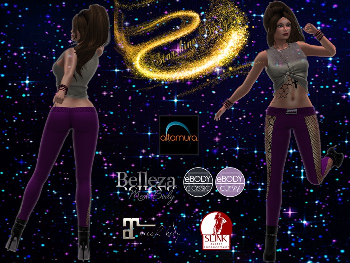 ~✯SD✯~ F038 Legging [PURPLE PACK]