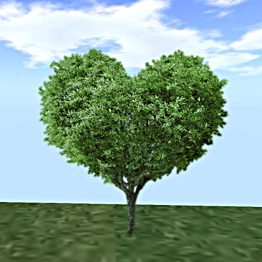 Sanna Windy Green Heart Shaped Tree Alpha SET MP