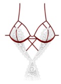#PROMO#Delicatt Couture - Saga lingerie -Red/white