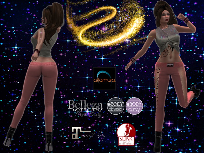 ~✯SD✯~ F038 Legging [Rose]