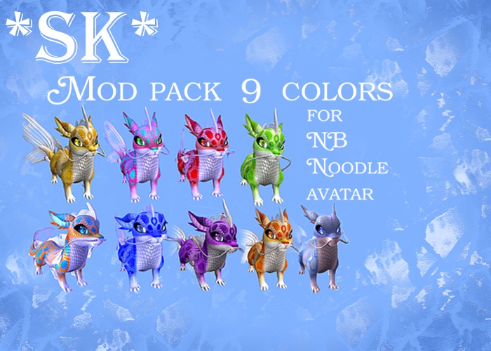 *SK* mod pack for NB Noodle avatar