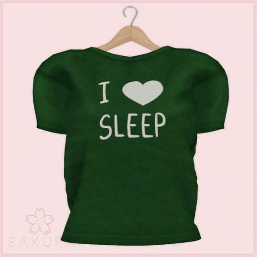 {WF&S} LazyDay PJ's - Top - Green [ADDME]