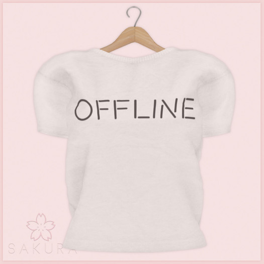 {WF&S} LazyDay PJ's - Top - White  [ADDME]