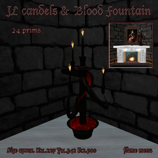 JL Candles &  Blood Fountain