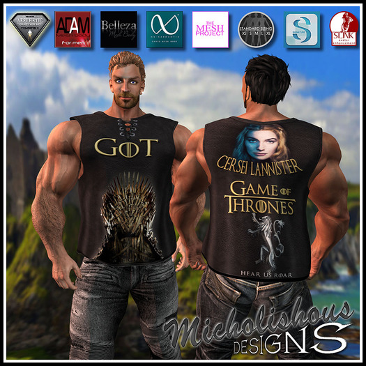 * Mikolishous Designs * AB Slvlss T-GOT-Cersei