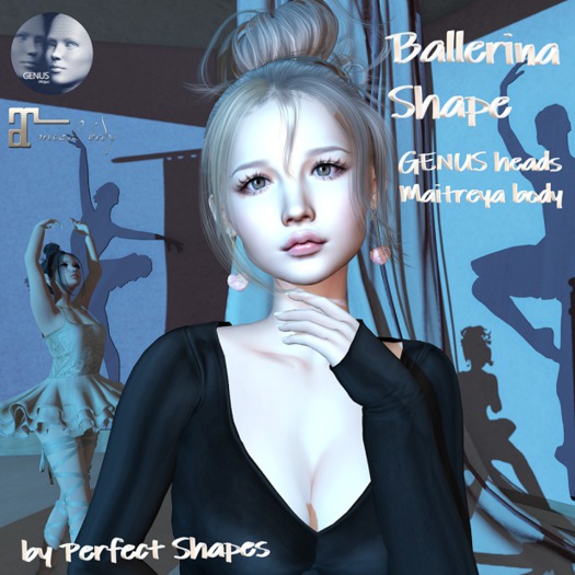 *PS* - Ballerina Shape - For GENUS Baby Face BENTO head