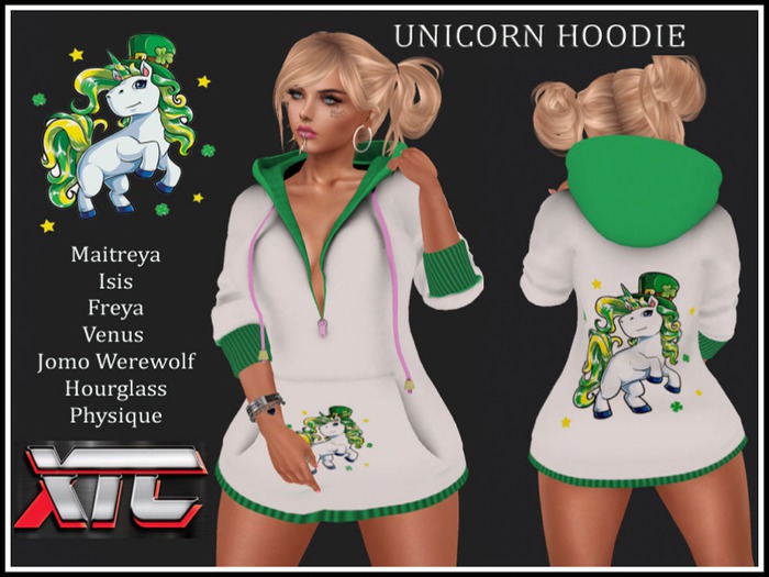 XTC:: Unicorn Hoodie 