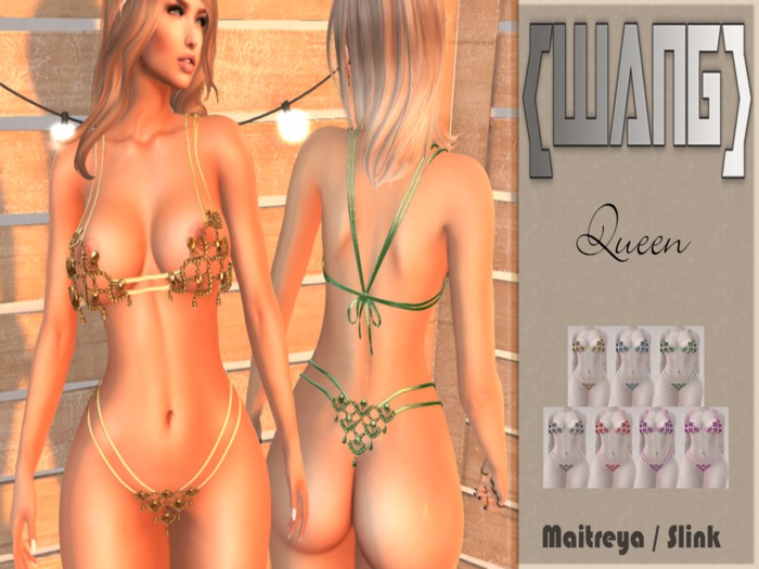 WANG - QUEEN LINGERIE with HUD colors  (ADD)