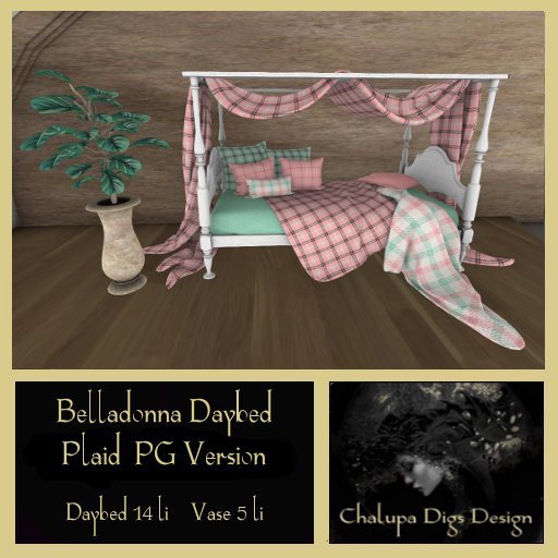 Belladonna Daybed PG Plaid