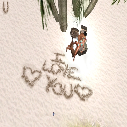 *GD* SandWriting I LOVE YOU 2 HEARTS [XStreet]