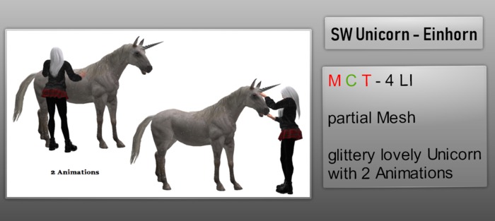 SW Unicorn - part Mesh - Einhorn