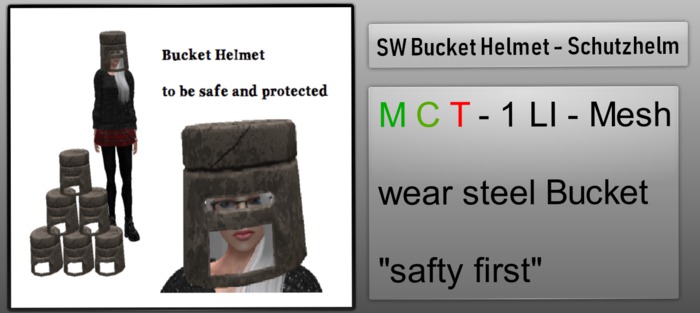 SW Bucket Helmet - wear - Schutzhem