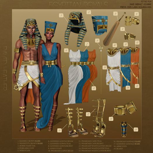 -David Heather-Nefertiti Crown RARE