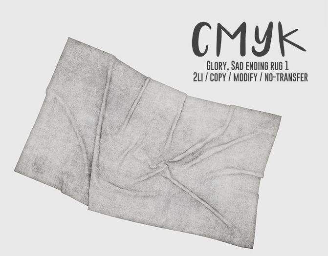 CMYK// Glory, Sad ending rug1 (unpack)