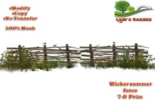 Lady's Garden - Wicker summer fence 7-9  Prim