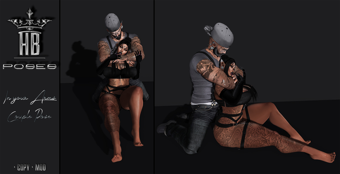 [HB] In your Arms Couple Bento Pose (Wear)