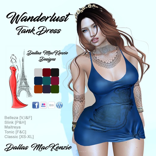[Dallas MacKenzie] Wanderlust Tank Dress