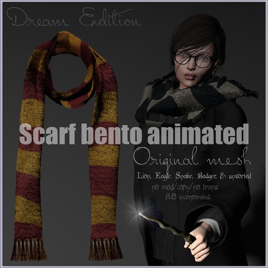 Scarf Lion -1- DE:Bento animated