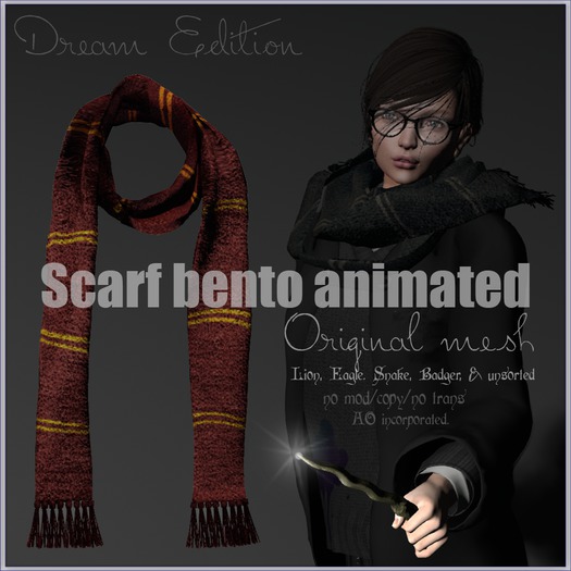 Scarf Lion - 2 -DE:Bento animated