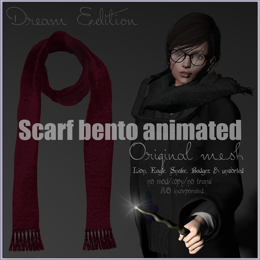 Scarf Lion - 3  -DE:Bento animated