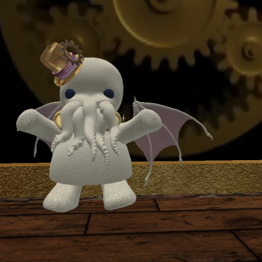 Steampunk Cthulu Girl (cream)