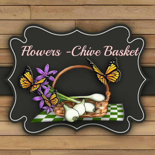 DFS TEXTURE - Flowers - Chive Basket