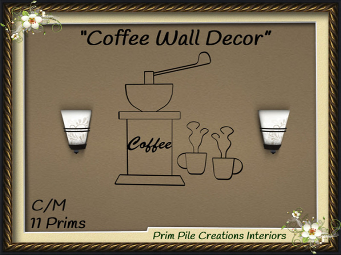 ~PPC~ Coffee Wall Decor BOXED