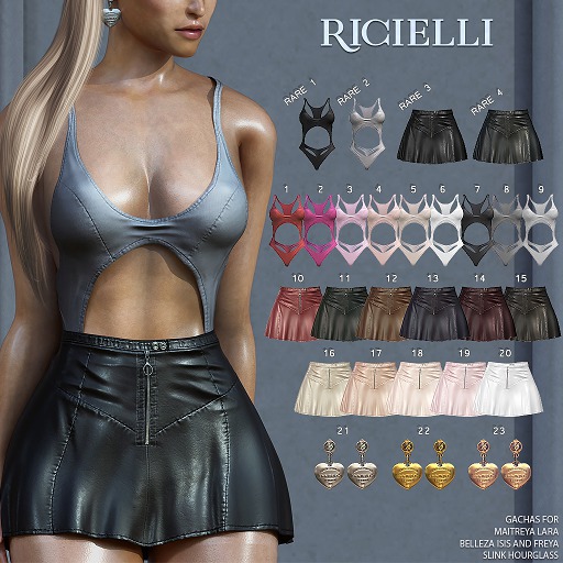 8 Ricielli - Bodysuit (Lara) Medium Gray [Billie]