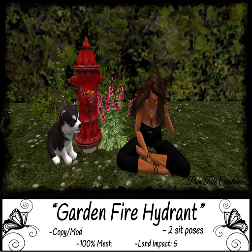 ~PPC~ Garden Fire Hydrant