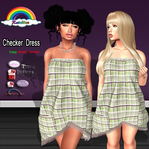 ((RBS)) Checker  Dress 