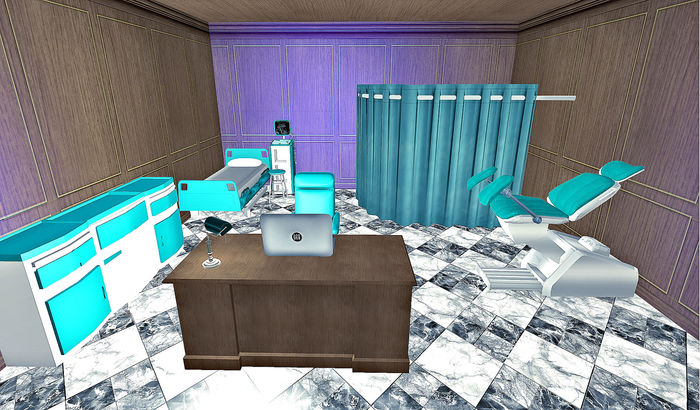 ***Mesh Dreams*** Mesh Backdrop "Lets play Doctor"