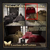 (BOX) Splendid Alcove Cuddle Bed - Red RARE
